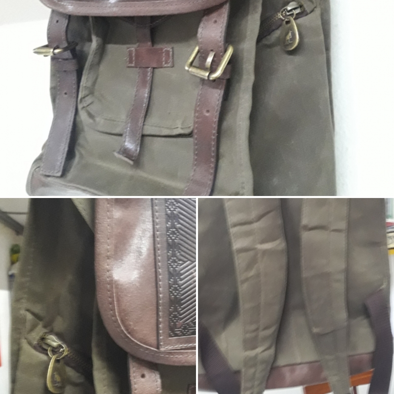 Lona para bolsas, mochilas e acessórios.